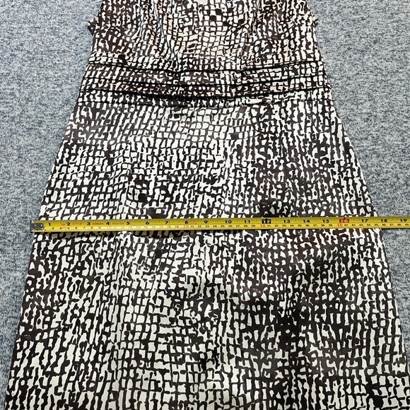 Ann Taylor Brown and Cream Midi Dress - Picture 6 of 12